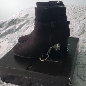 Women's Booties with Heel,Chunky Stacked Heel Zipper Ankle Boots for Ladies sz11